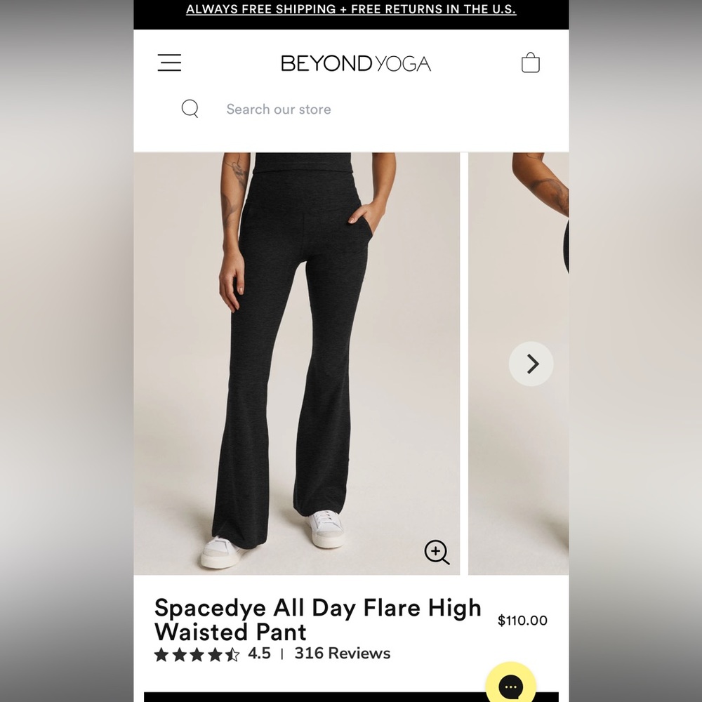 Beyond Yoga Spacedye All Day Flare High Waisted Pant